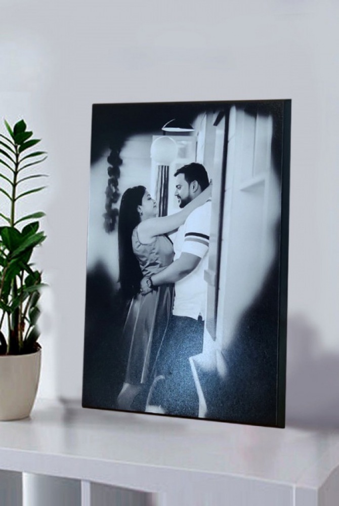 Couple Canvas Photo Frame