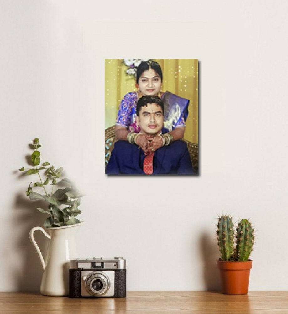 Couple Canvas Photo Frame