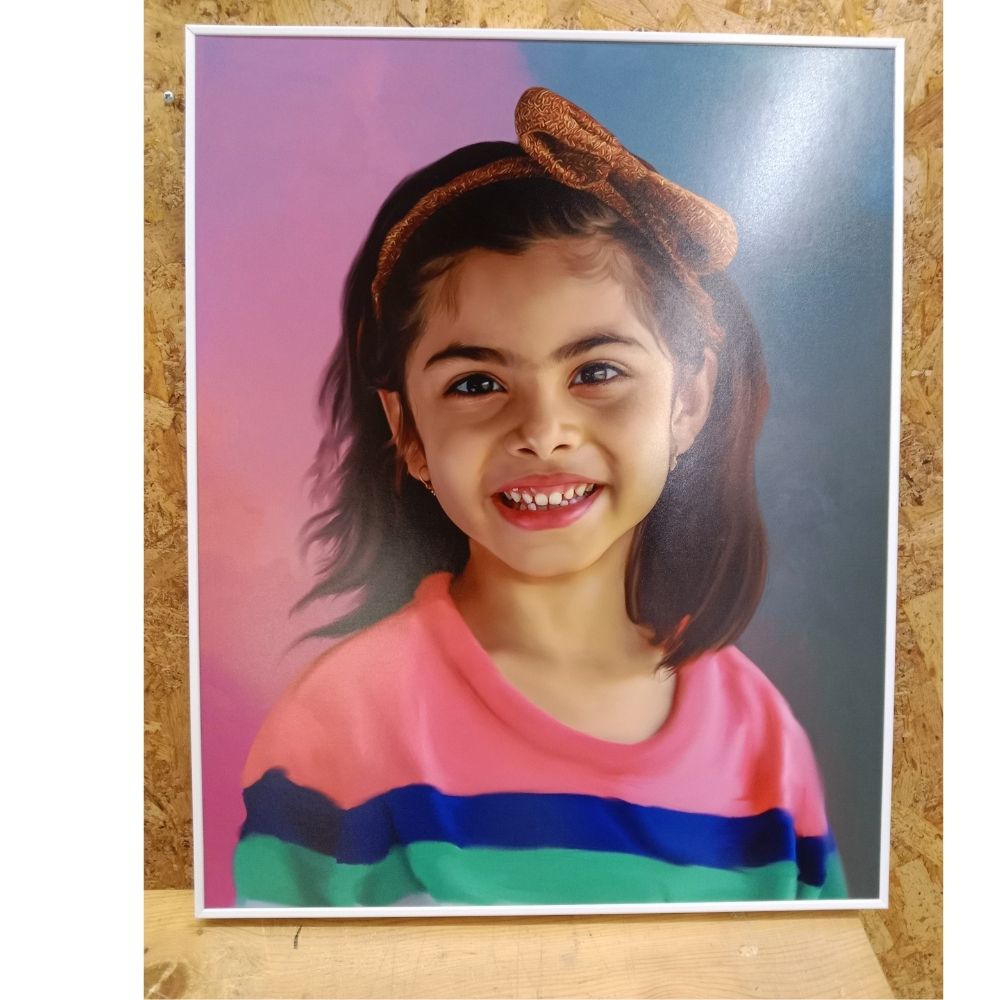 Kids portrait photo frame