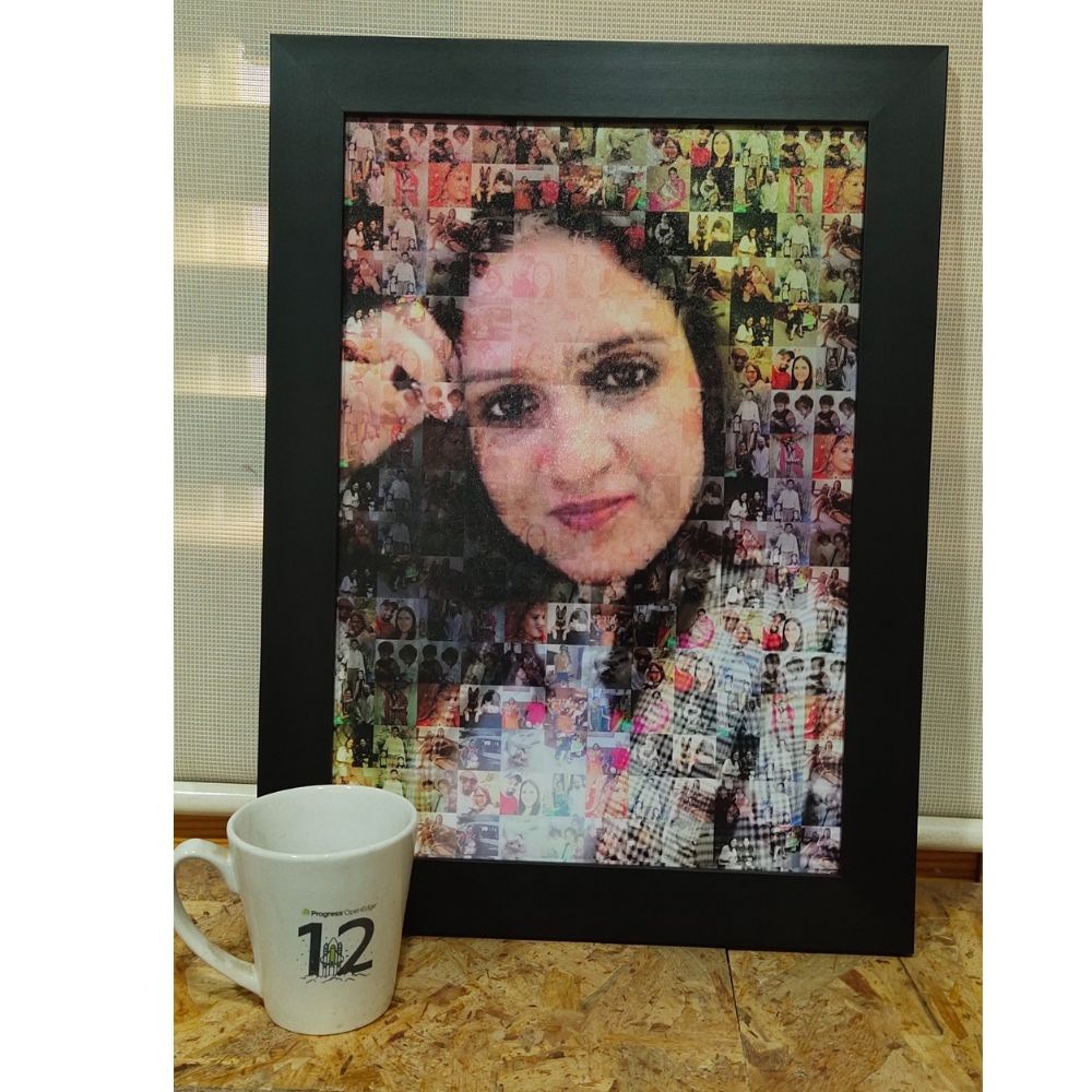 Mosaic photo frame birthday gift