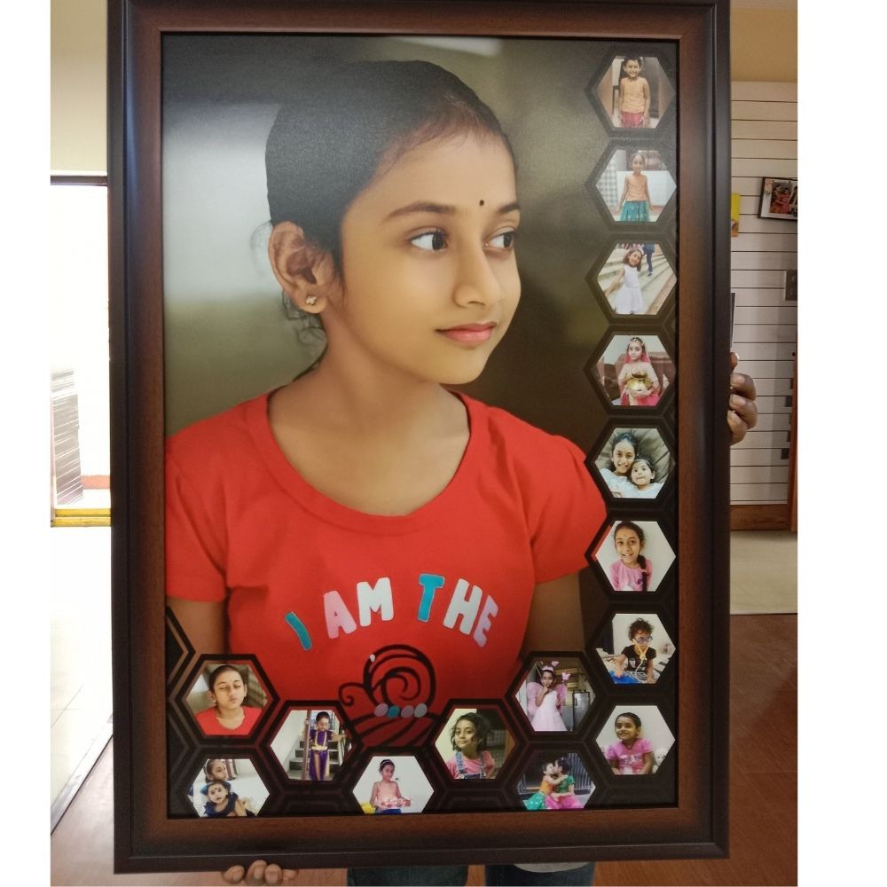 Girls collage photo frames