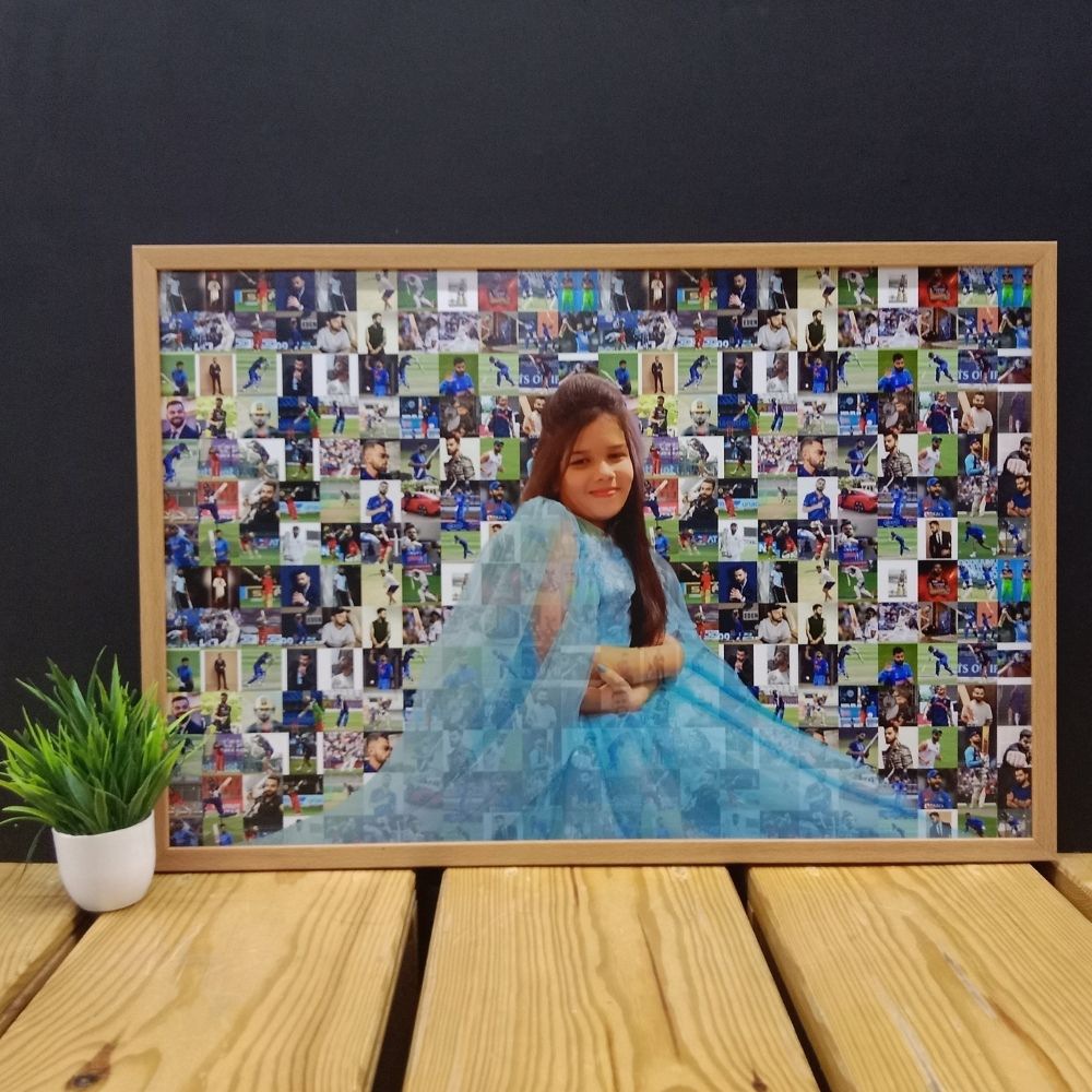 Birthday Mosaic photo frame