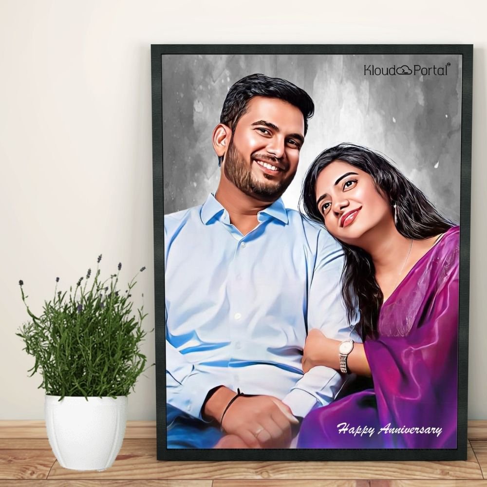 Oil Painting Photo Frame