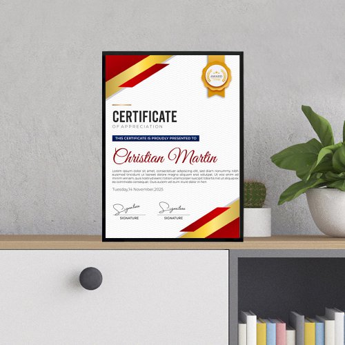 Premium Lamination - Certificates