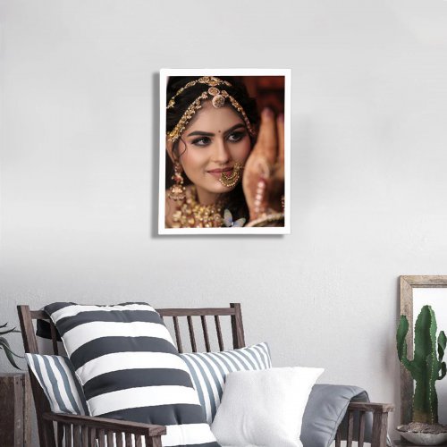 Portrait Wall Photo Frame - White