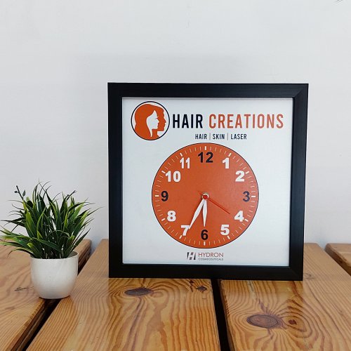 Custom Wall Clock - Black