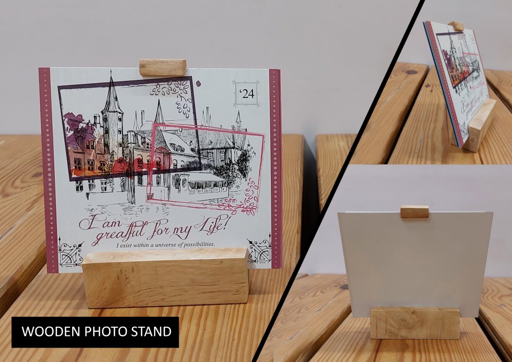 Wooden Photo Stand