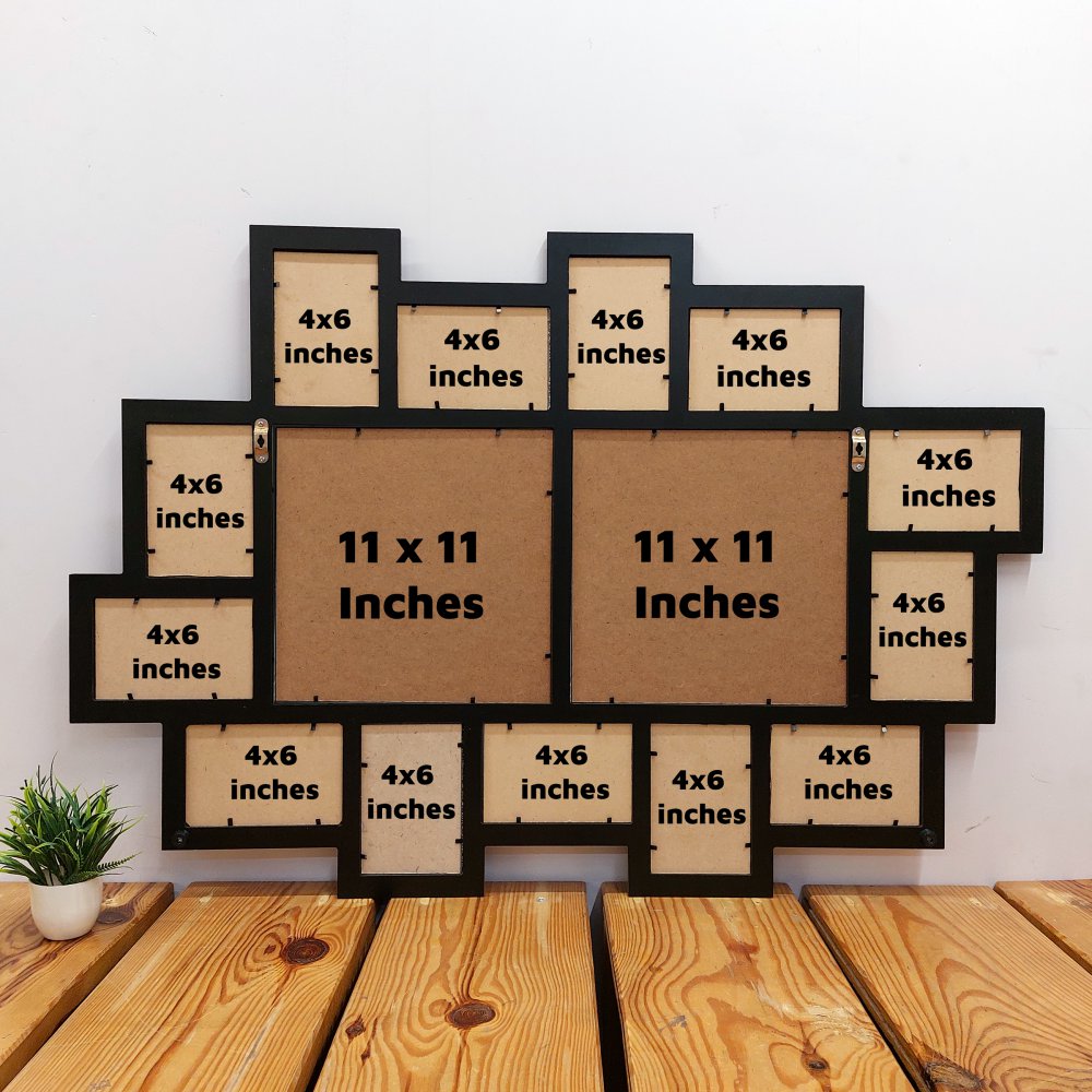 Collage Frames Wall - Black