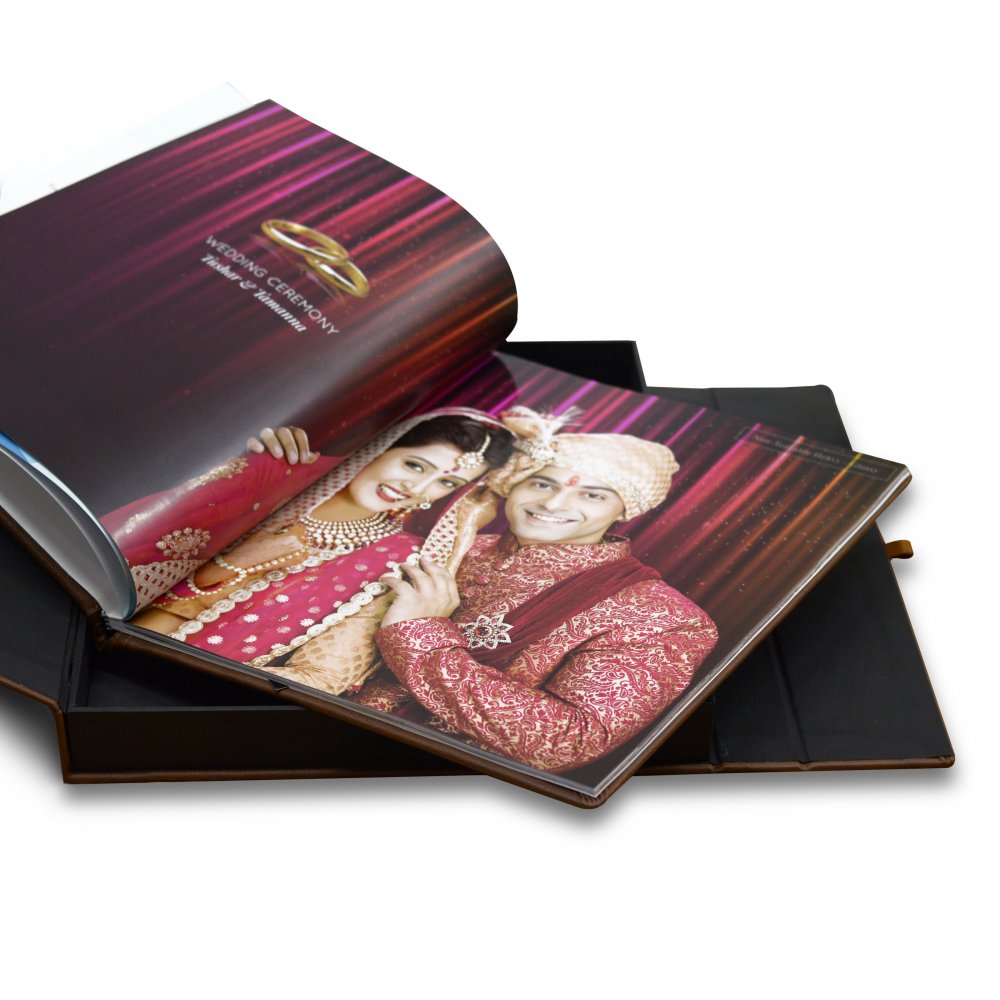 Premium Brown Leather PhotoBook