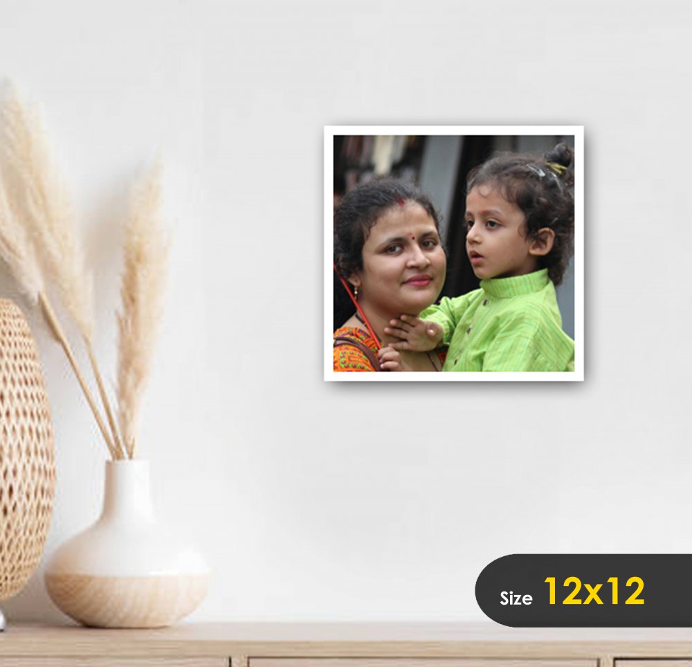 Portrait Wall Photo Frame - White